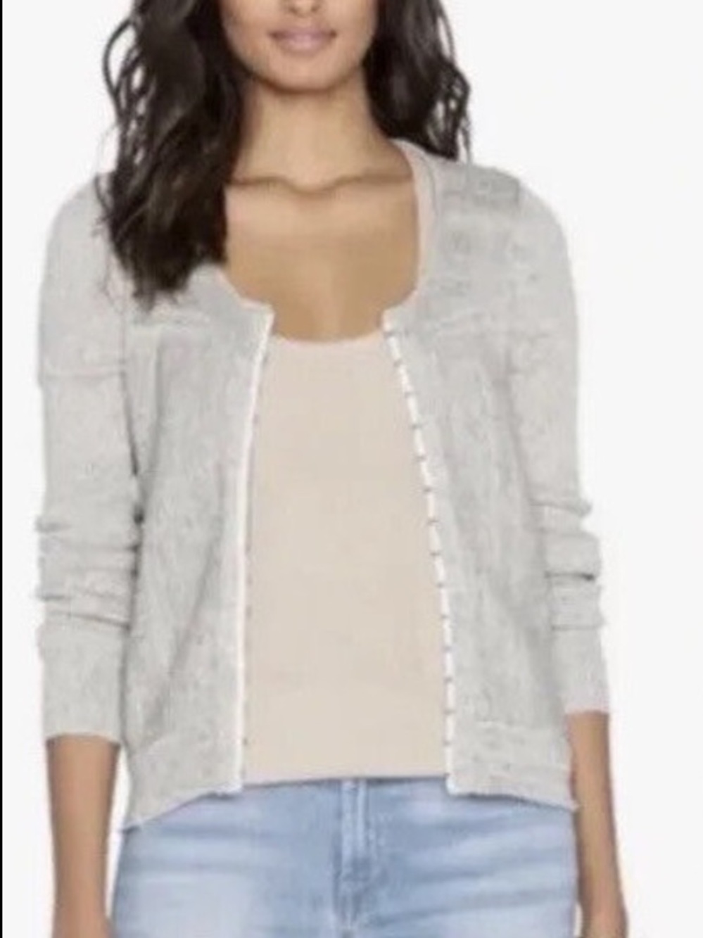 Free People Never Again Hook & Eye cardigan